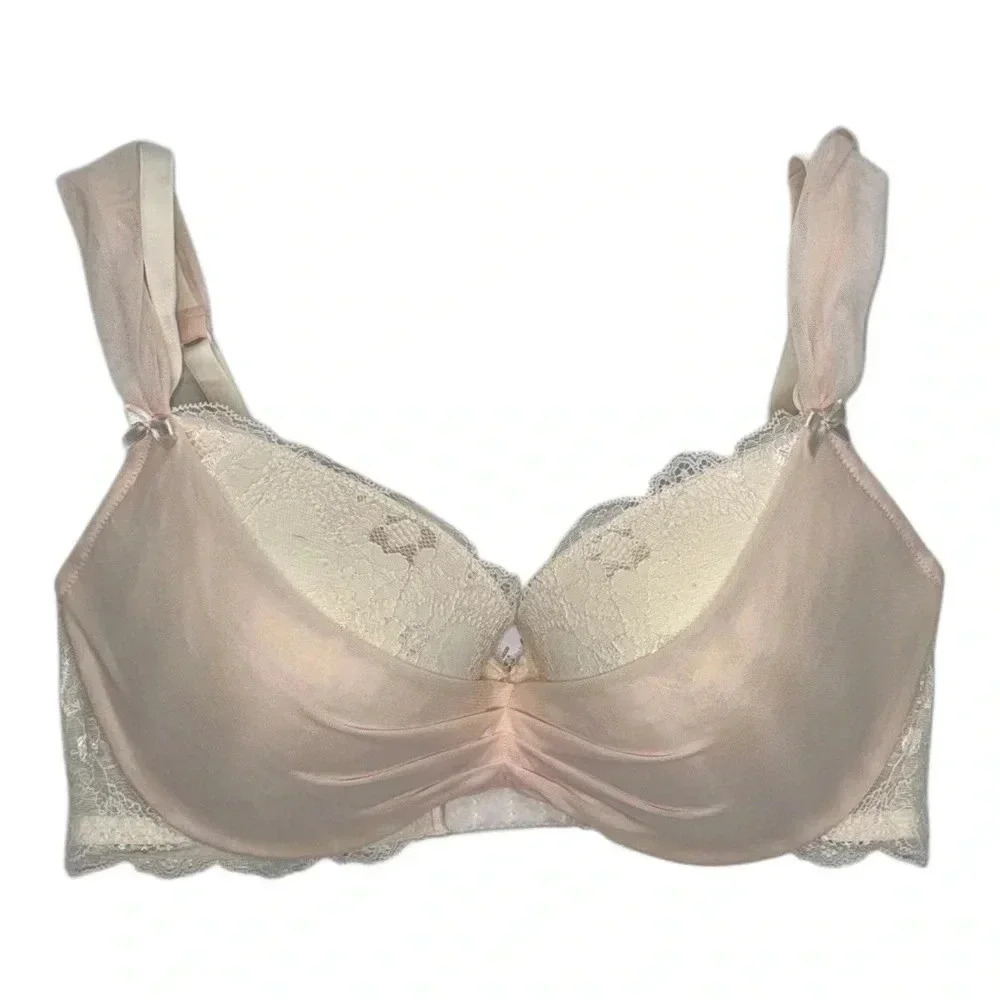 {Adore Me} Lace Tulle Bridal Blush Intimates Bra